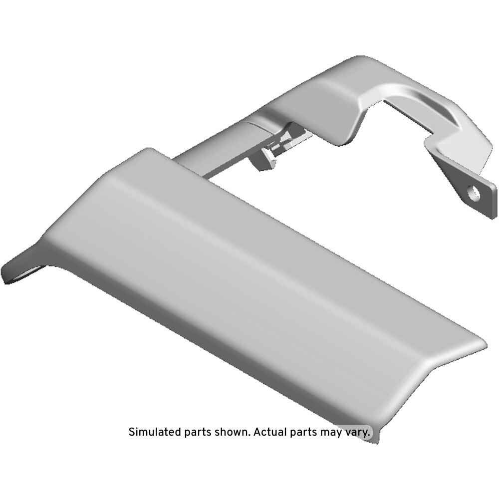 GM Genuine Parts Shale Rear Driver Side Seat Track Front Outboard Cover