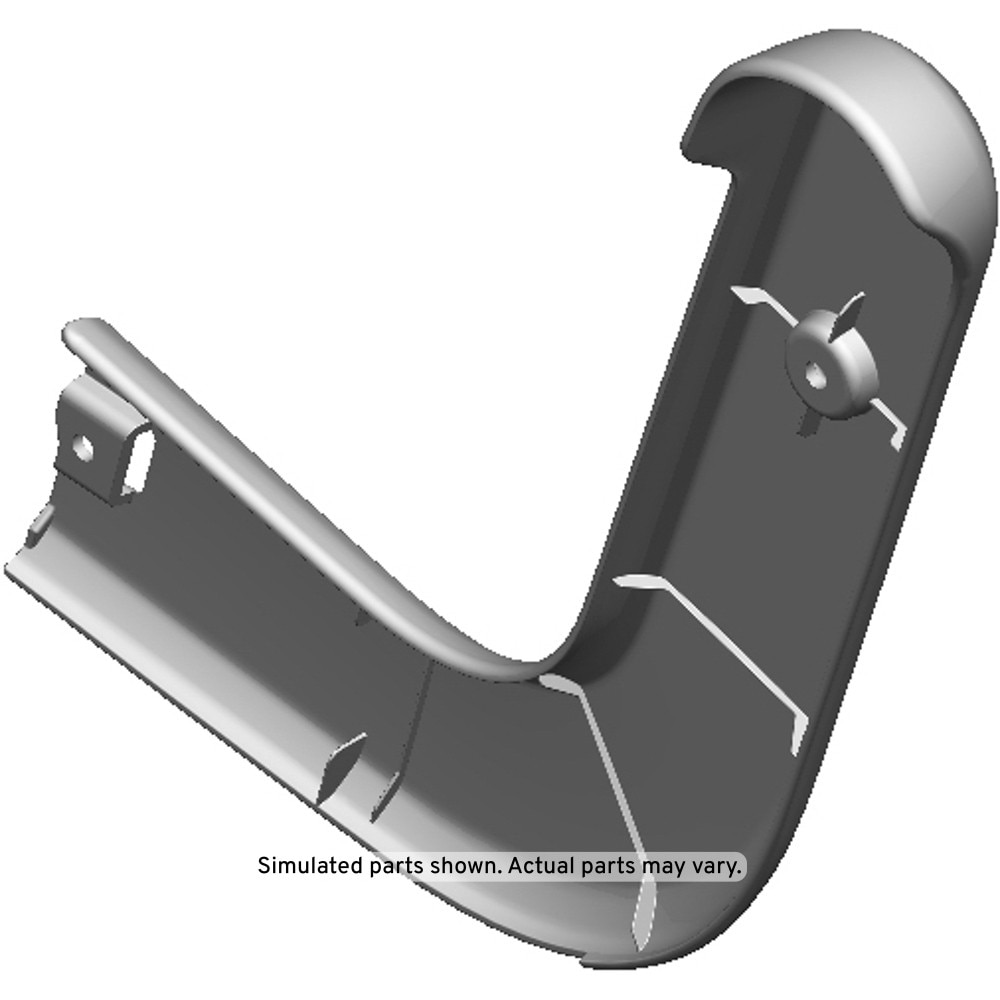 GM Genuine Parts Shale Rear Driver Side Seat Inner Hinge Finish Cover