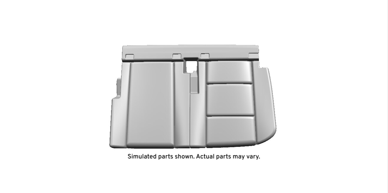 GM Genuine Parts Jet Black Rear Driver Side Seat Cushion Cover