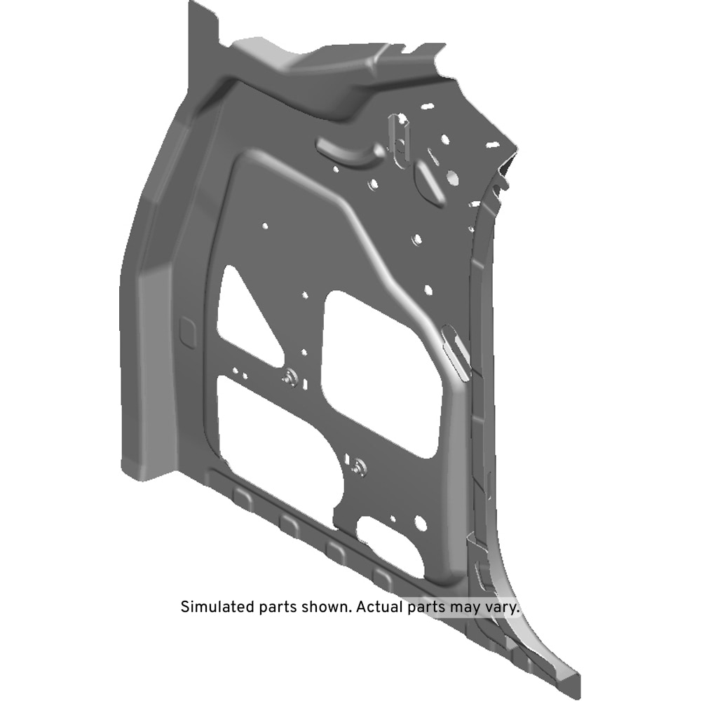 GM Genuine Parts Driver Side Body Hinge Pillar Inner Panel