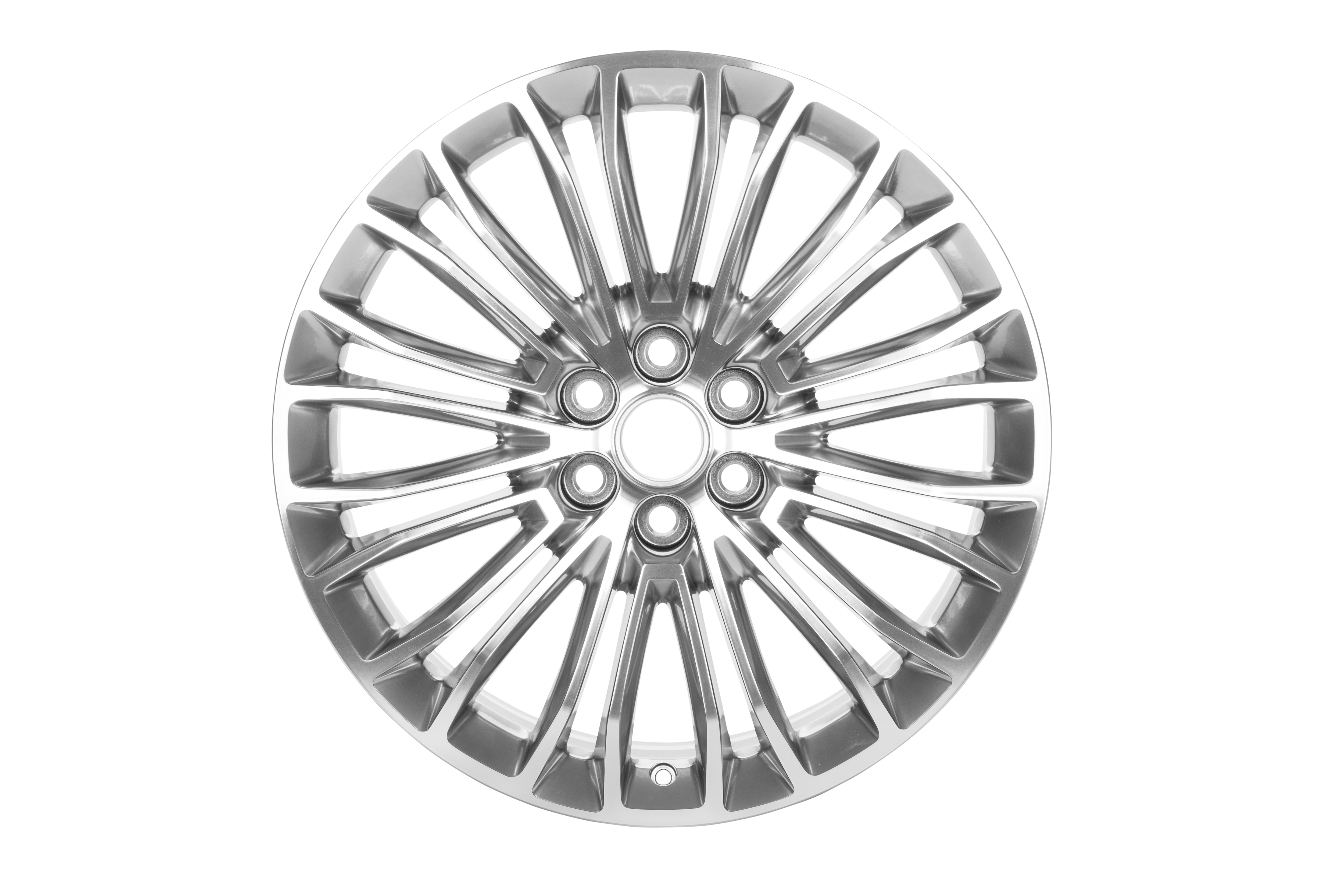 20x8-Inch Aluminum 6-Split-Spoke Wheel in Nickel Pearl | 23403702