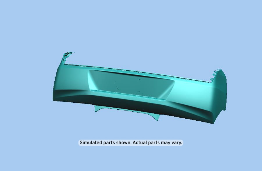 GM Genuine Parts Rear Upper Bumper Cover