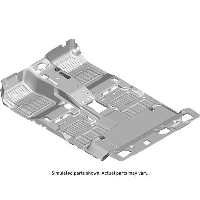 GM Genuine Parts Jet Black Floor Panel Mat