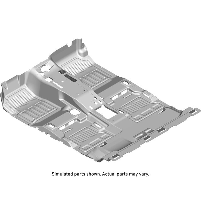 GM Genuine Parts Jet Black Floor Panel Mat