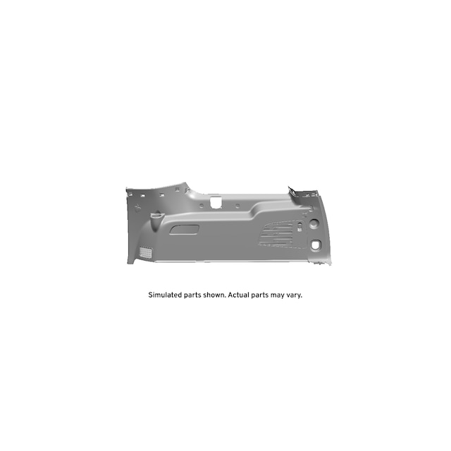 GM Genuine Parts Black Passenger Side Quarter Lower Rear Trim Panel