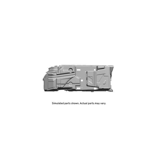 GM Genuine Parts Jet Black Driver Side Front Floor Panel Carpet