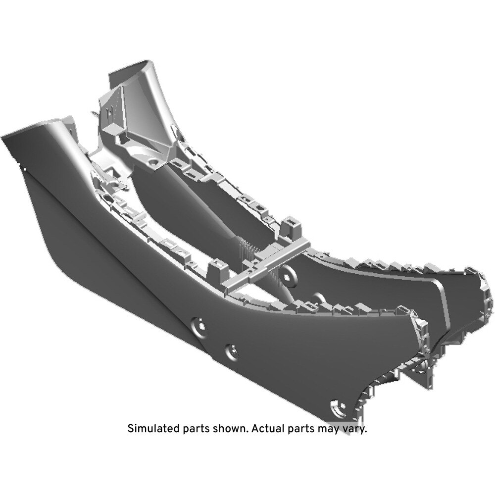 GM Genuine Parts Dark Atmosphere Front Floor Console Extension Panel