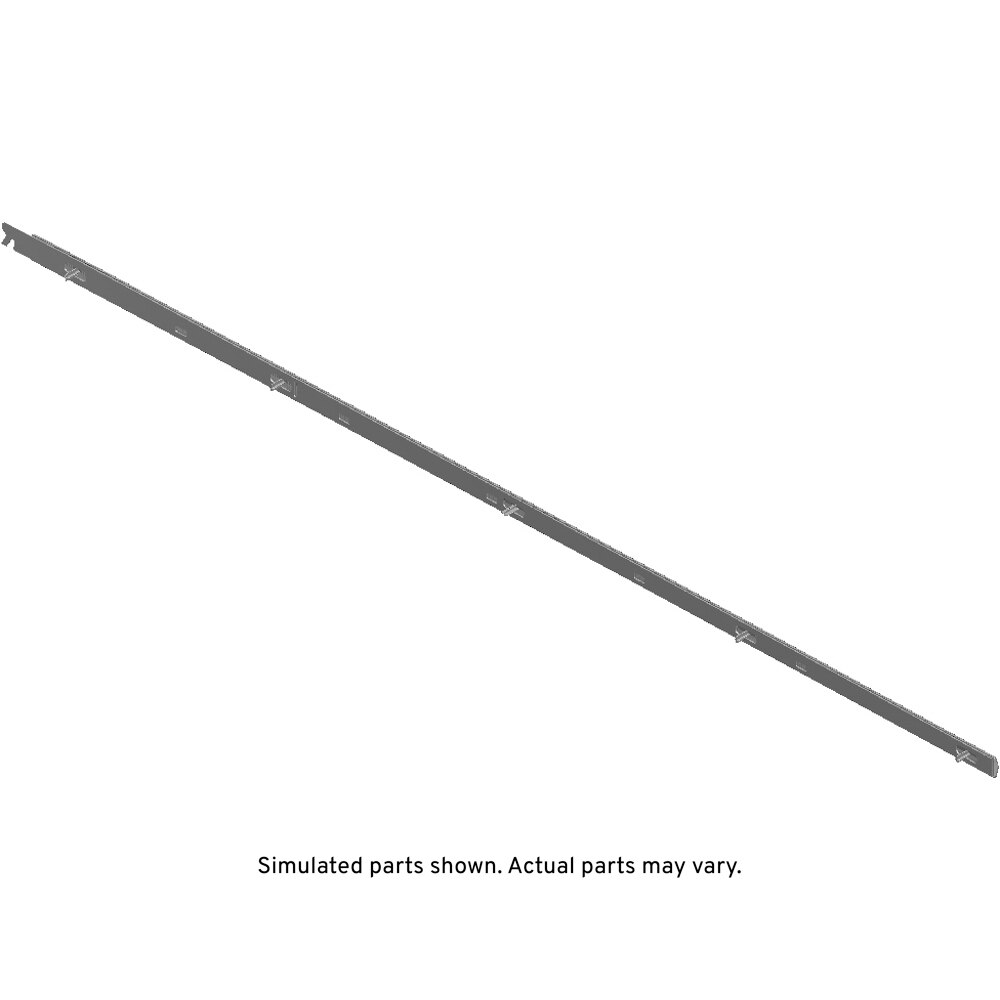 GM Genuine Parts Medium Variegated Chrome Front Passenger Side Door Molding