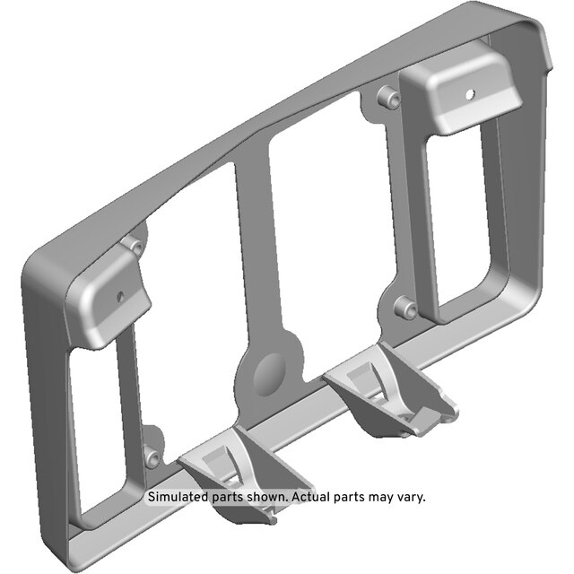 GM Genuine Parts Front License Plate Bracket Attachment Kit