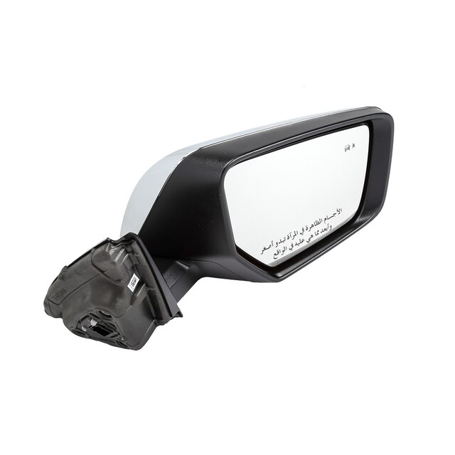 GM Genuine Parts Bright Chrome Passenger Side Door Mirror