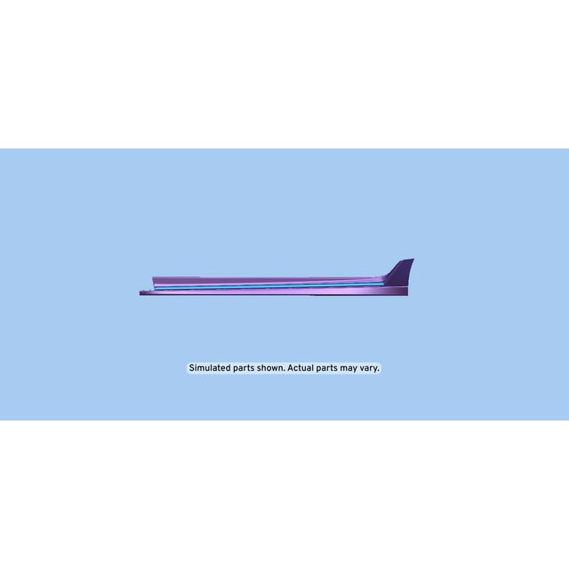 GM Genuine Parts Primed Driver Side Rocker Panel Molding