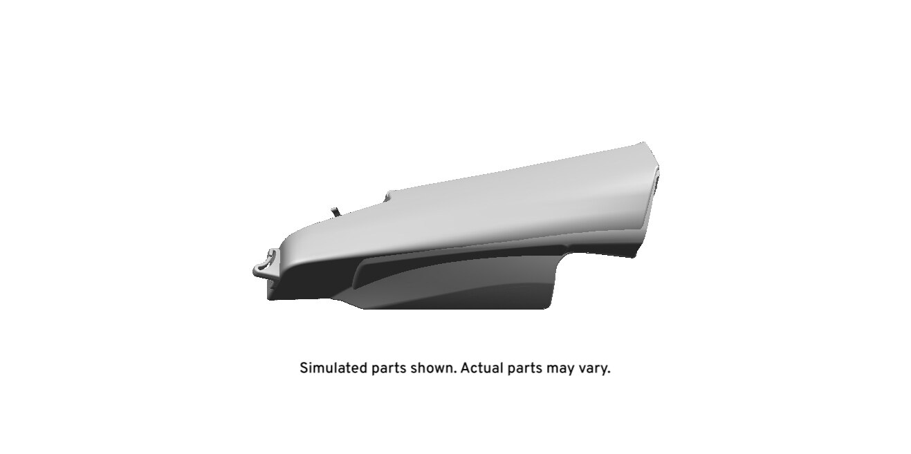 GM Genuine Parts Jet Black Rear Driver Side Seat Back Bolster