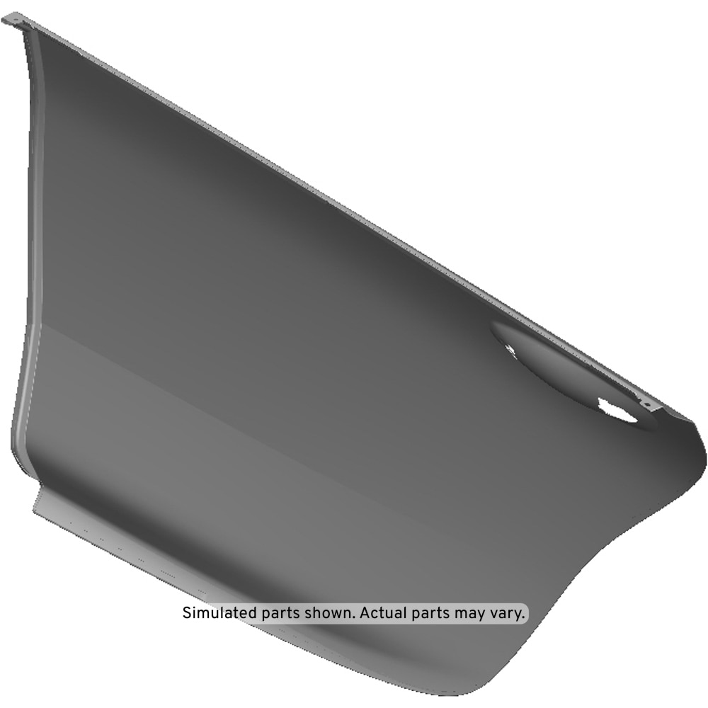 GM Genuine Parts Rear Passenger Side Door Outer Panel