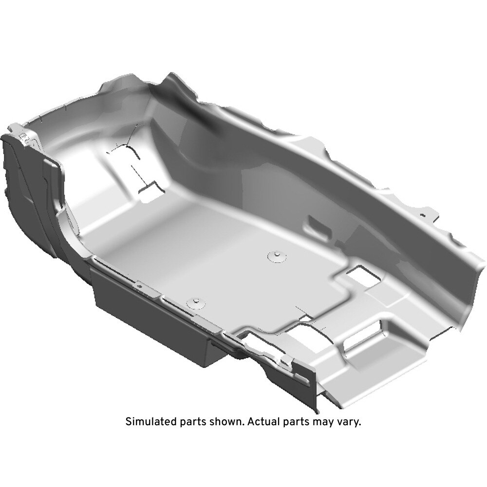 GM Genuine Parts Jet Black Driver Side Front Floor Panel Carpet