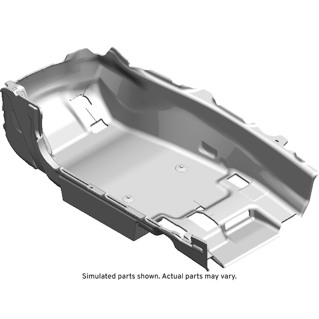 GM Genuine Parts Jet Black Driver Side Front Floor Panel Carpet