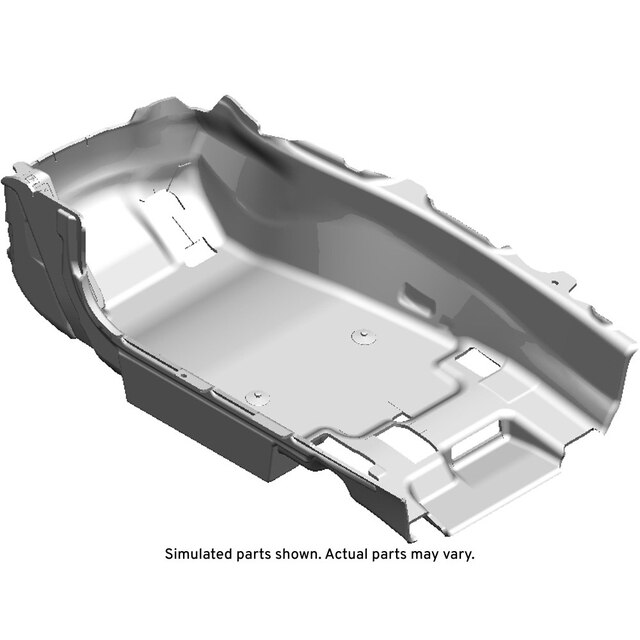 GM Genuine Parts Jet Black Driver Side Front Floor Panel Carpet