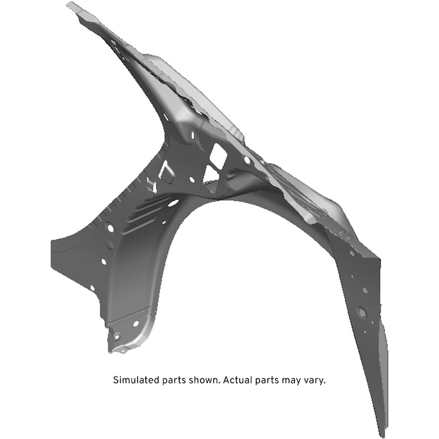 GM Genuine Parts Passenger Side Quarter Inner Panel