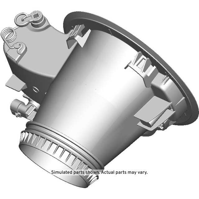 GM Genuine Parts Fuel Filler Housing with Actuator, Hinge, Springs, Pin, and Rod