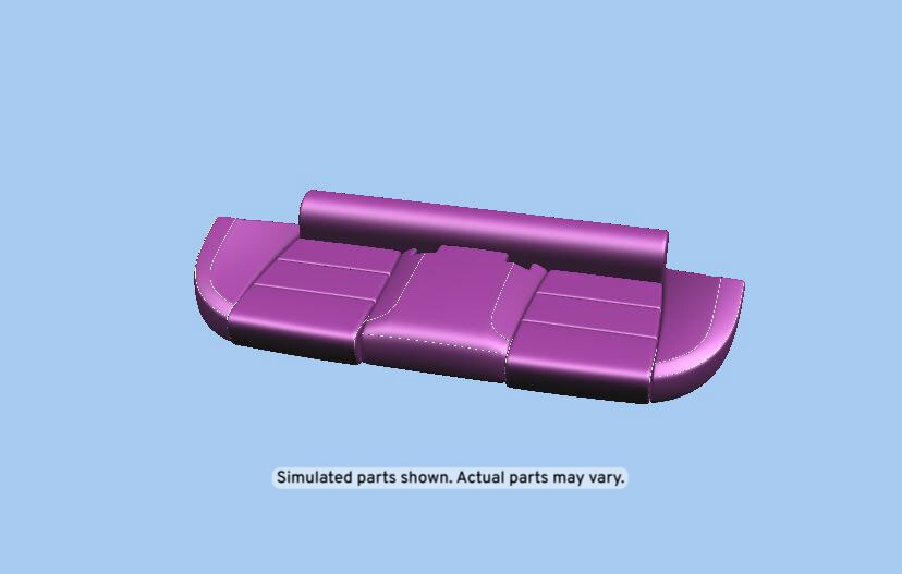 GM Genuine Parts Jet Black Rear Seat Cushion Cover