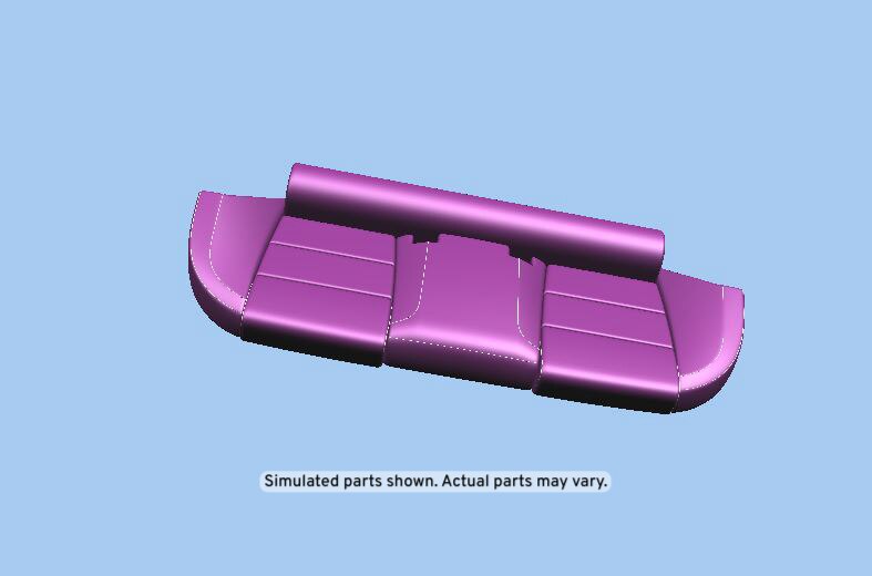 GM Genuine Parts Vecchio Base Sauvage Rear Seat Cushion Cover