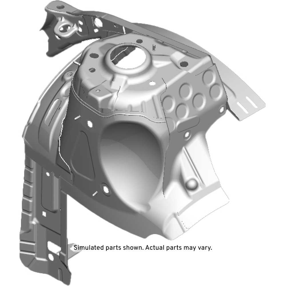 GM Genuine Parts Passenger Side Wheelhouse Panel Assembly