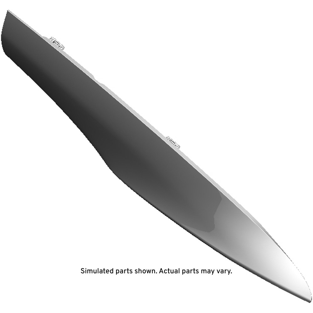 GM Genuine Parts Light Platinum Passenger Side Body Side Rear Window Garnish Molding
