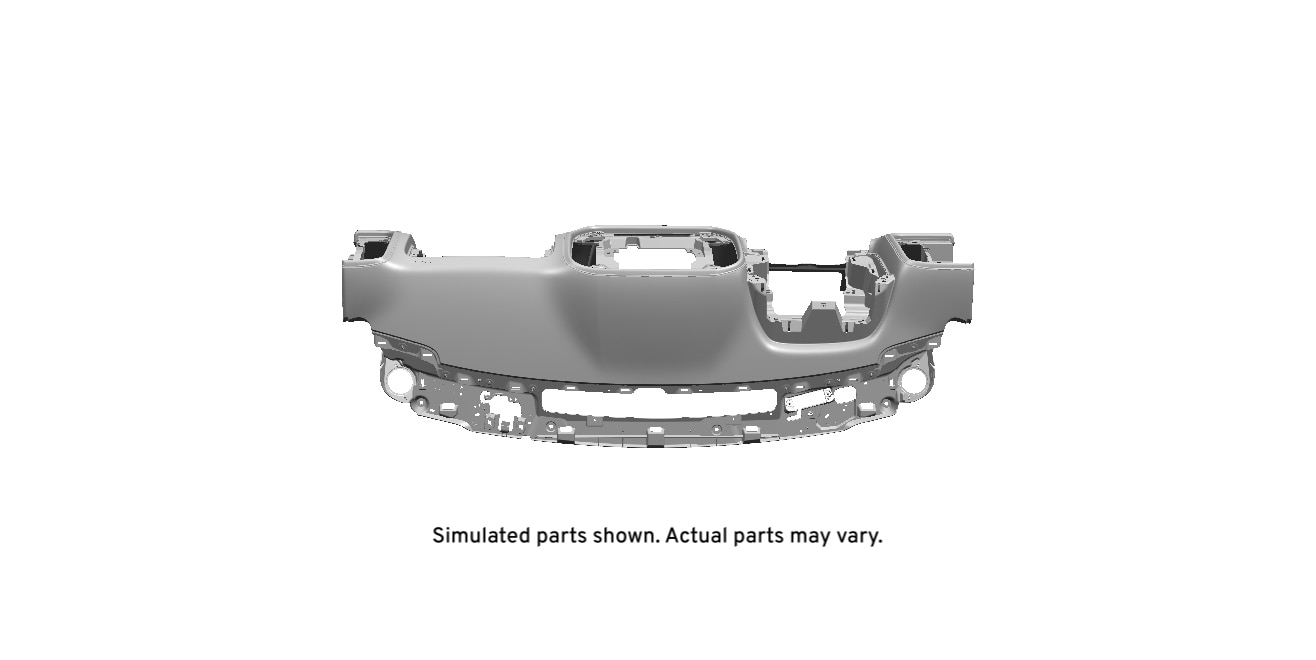 GM Genuine Parts Jet Black Instrument Panel