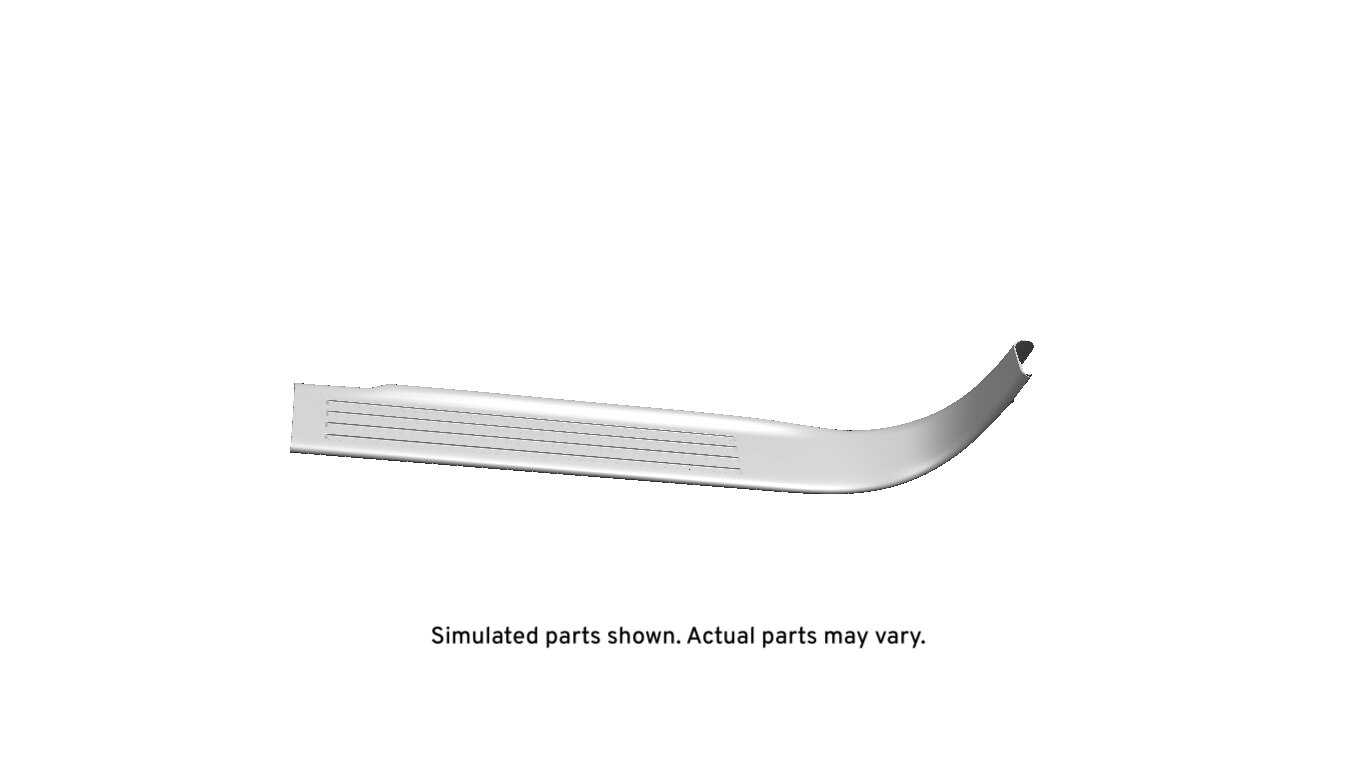 GM Genuine Parts Cocoa Driver Side Rear Door Sill Garnish Molding