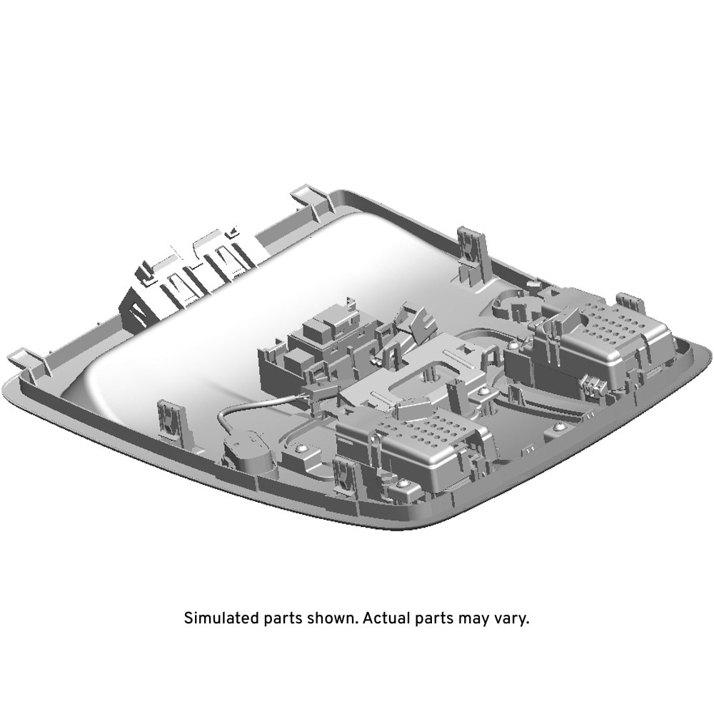GM Genuine Parts Light Titanium Roof Console