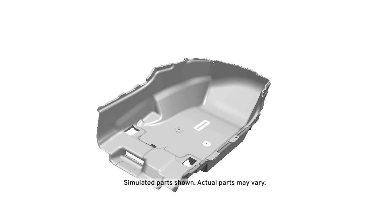 GM Genuine Parts Titanium Front Passenger Side Floor Panel Carpet