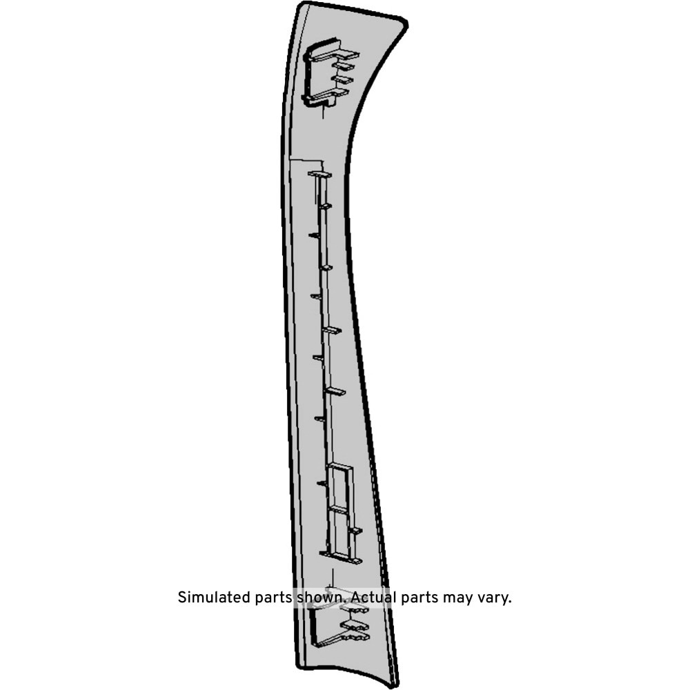 GM Genuine Parts Red Passenger Side A-Pillar Trim Panel