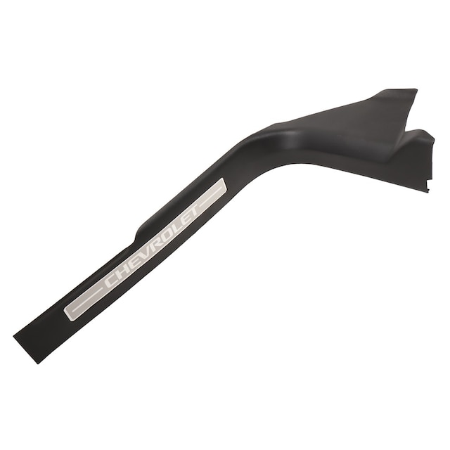 GM Genuine Parts Passenger Side Door Sill Plate in Black with Clips