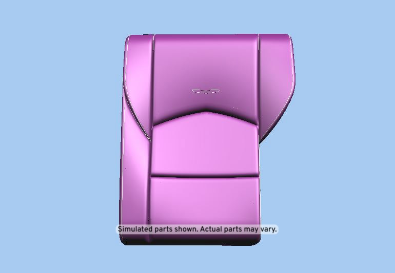 GM Genuine Parts Jet Black Rear Driver Side Seat Back Cover