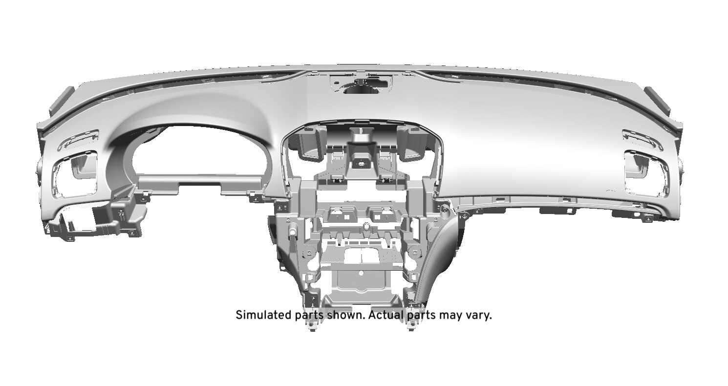 GM Genuine Parts Jet Black Instrument Panel