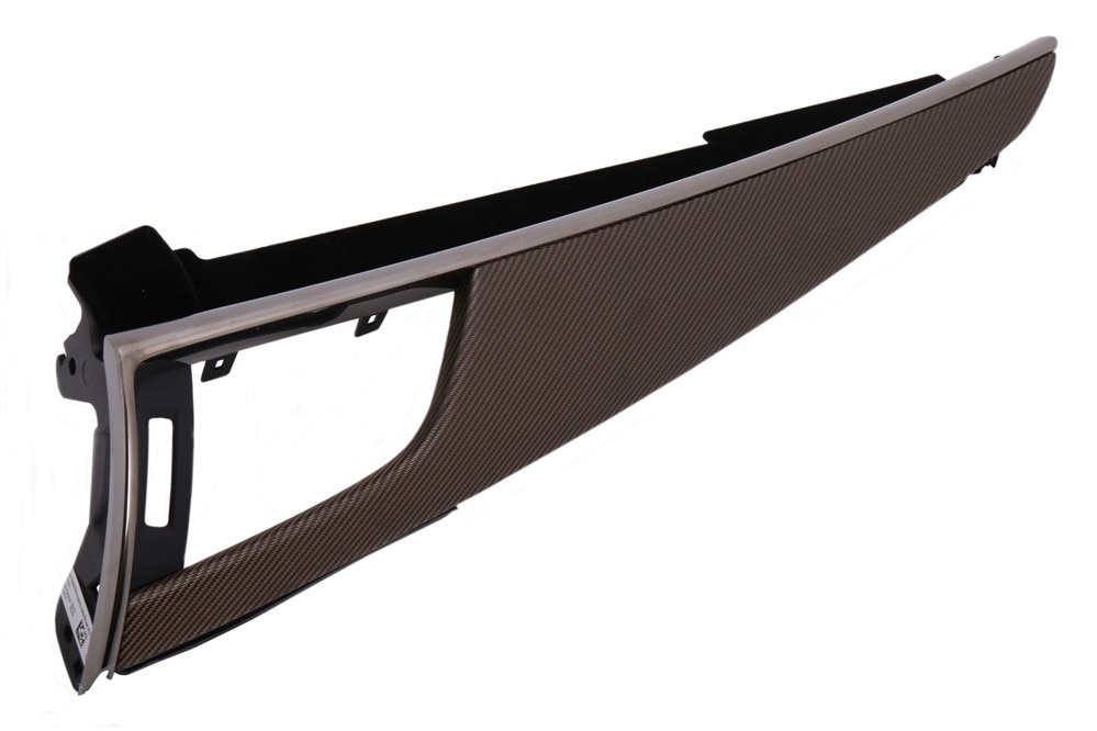 GM Genuine Parts Matte Bronze Wire Passenger Side Instrument Panel Trim Plate Applique