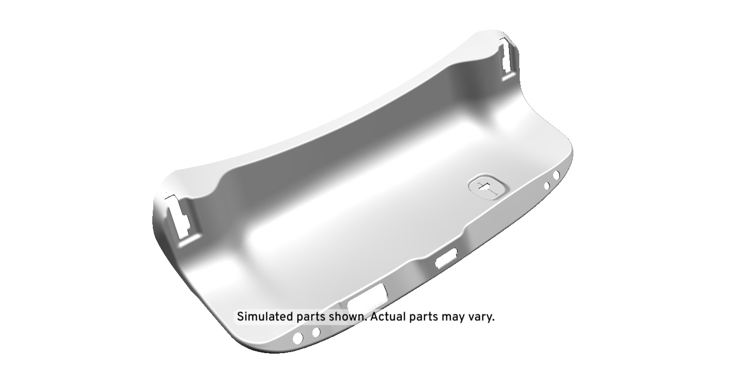 GM Genuine Parts Black Diamond Deck Lid Inner Panel Trim