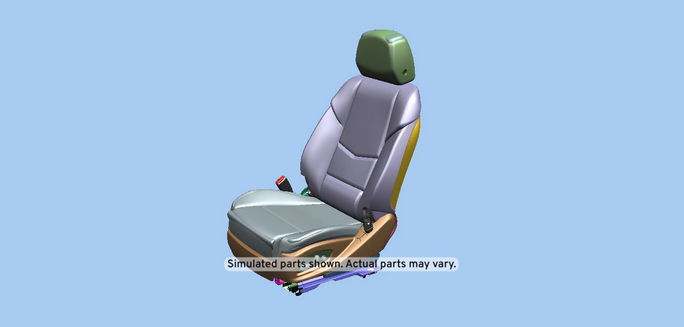 GM Genuine Parts Very Light Cashmere Driver Seat