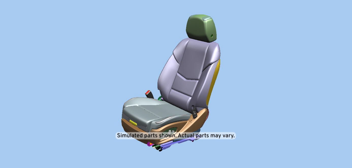 GM Genuine Parts Vecchio Base Sauvage Driver Seat