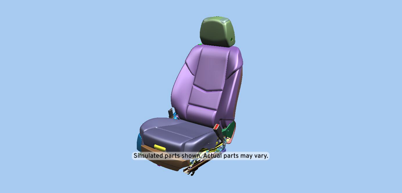 GM Genuine Parts Vecchio Base Sauvage Passenger Seat