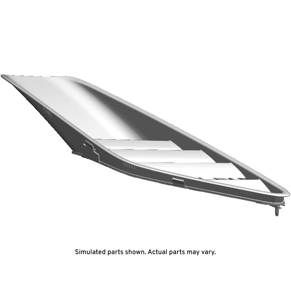 GM Genuine Parts Rhythm and Blue Metallic Passenger Side Quarter Panel Air Scoop