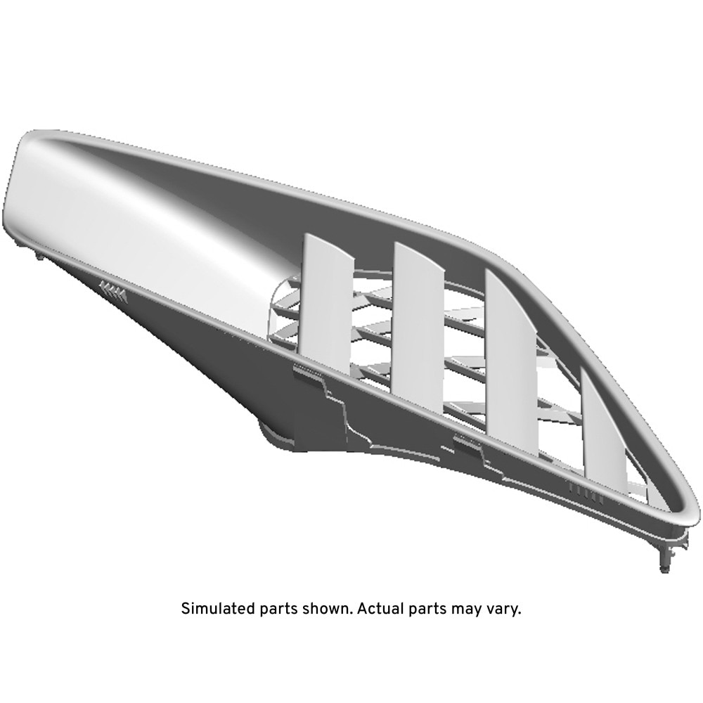 GM Genuine Parts Rhythm and Blue Metallic Driver Side Quarter Panel Air Scoop