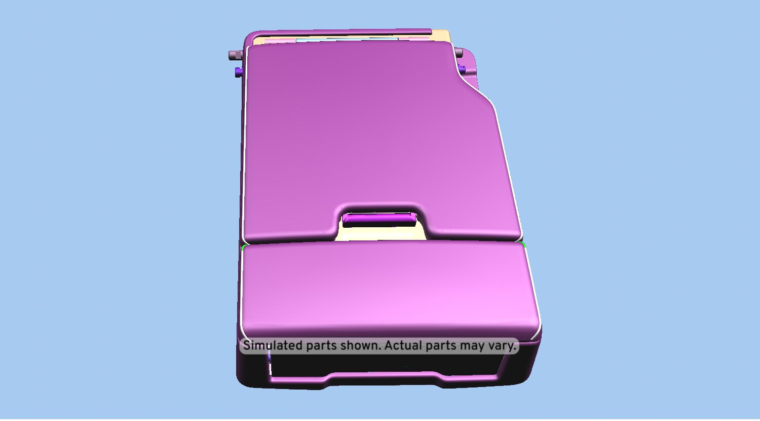 GM Genuine Parts Jet Black Rear Seat Armrest