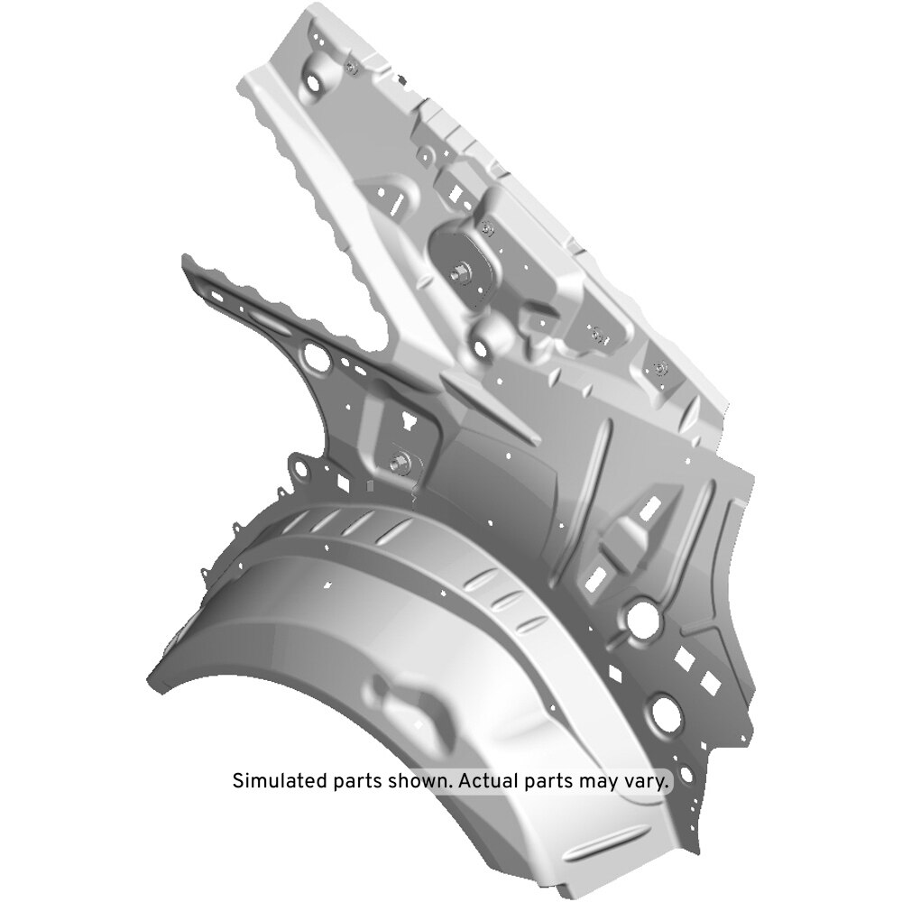 GM Genuine Parts Rear Driver Side Inner Quarter Panel