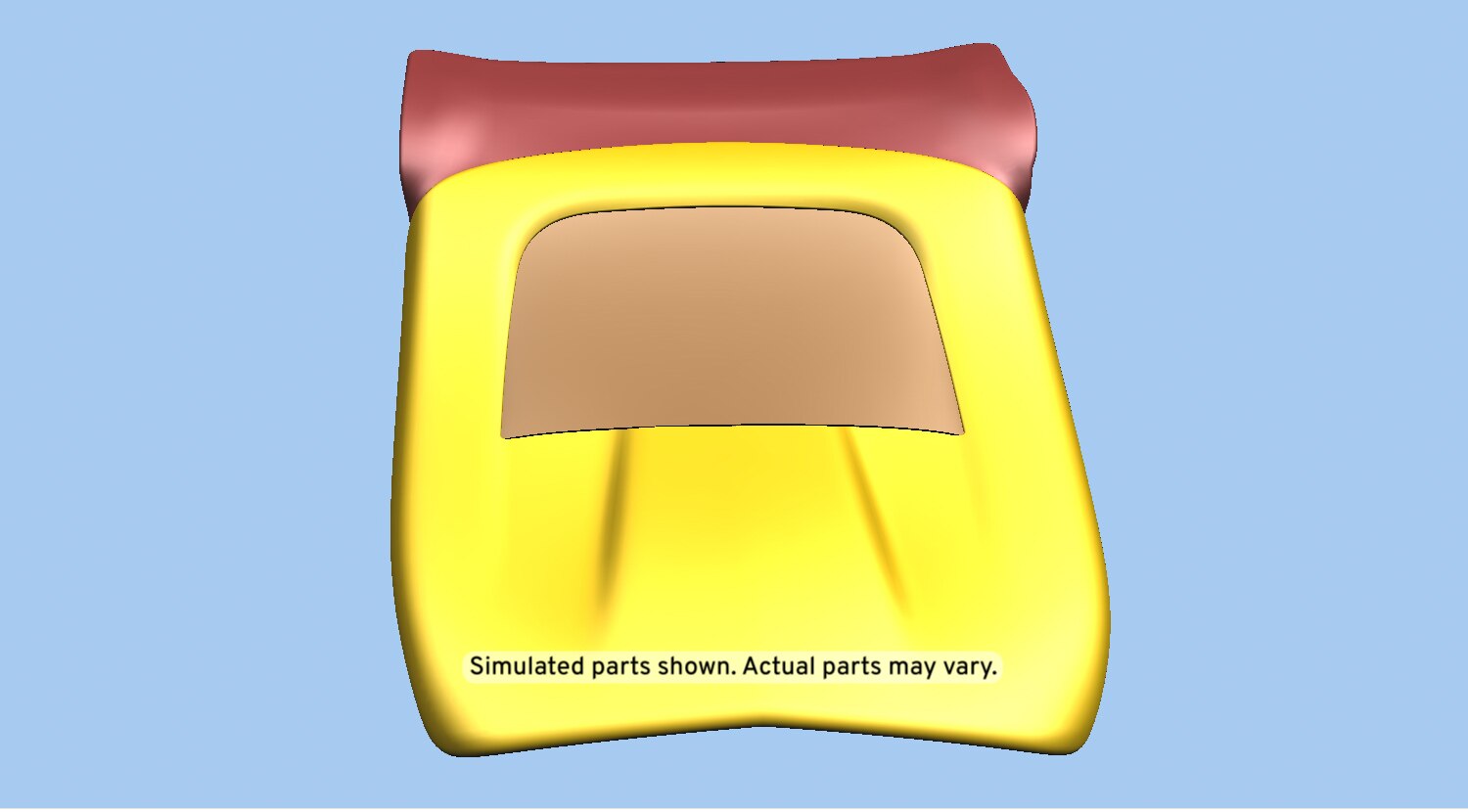 GM Genuine Parts Vecchio Base Sauvage Driver Seat Back Cushion Finish Panel