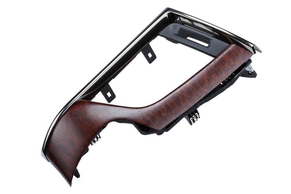 GM Genuine Parts Natural Sapele Driver Side Instrument Panel Trim Plate Applique