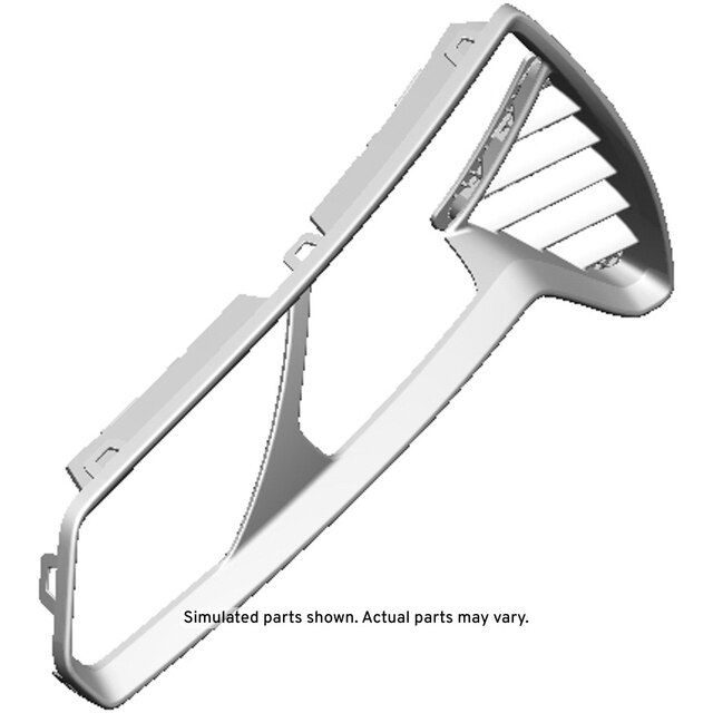 GM Genuine Parts Crystal Claret Tintcoat Rear Passenger Side Fascia Turn Signal Lamp Trim Panel