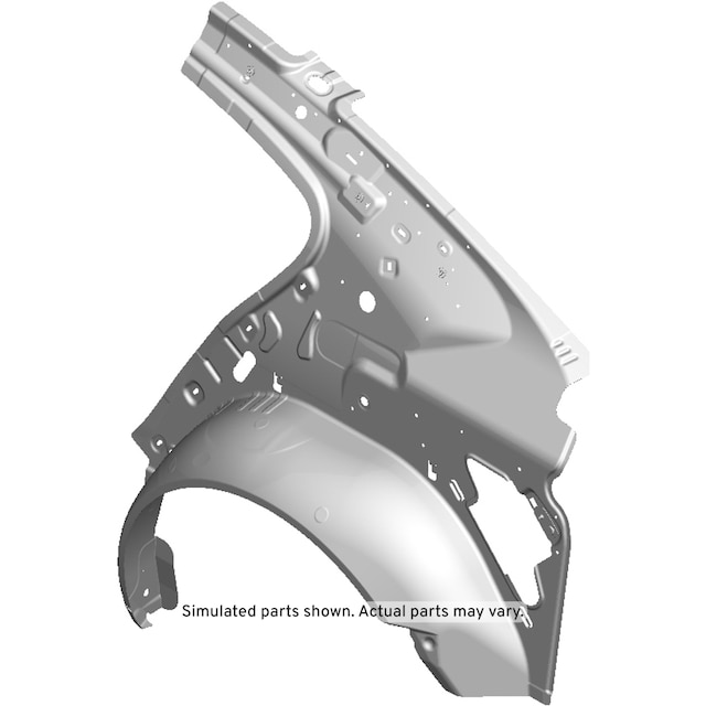 GM Genuine Parts Rear Driver Side Inner Quarter Panel