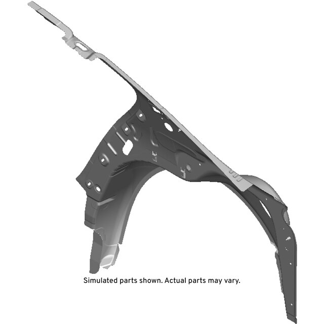 GM Genuine Parts Passenger Side Inner Quarter Panel
