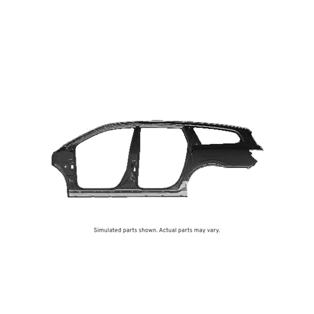 GM Genuine Parts Passenger Side Outer Body Side Panel with Reinforcement, Plate, and Brackets