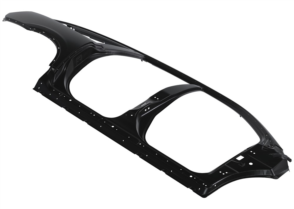 GM Genuine Parts Passenger Side Outer Body Side Panel with Reinforcement, Plate, and Brackets